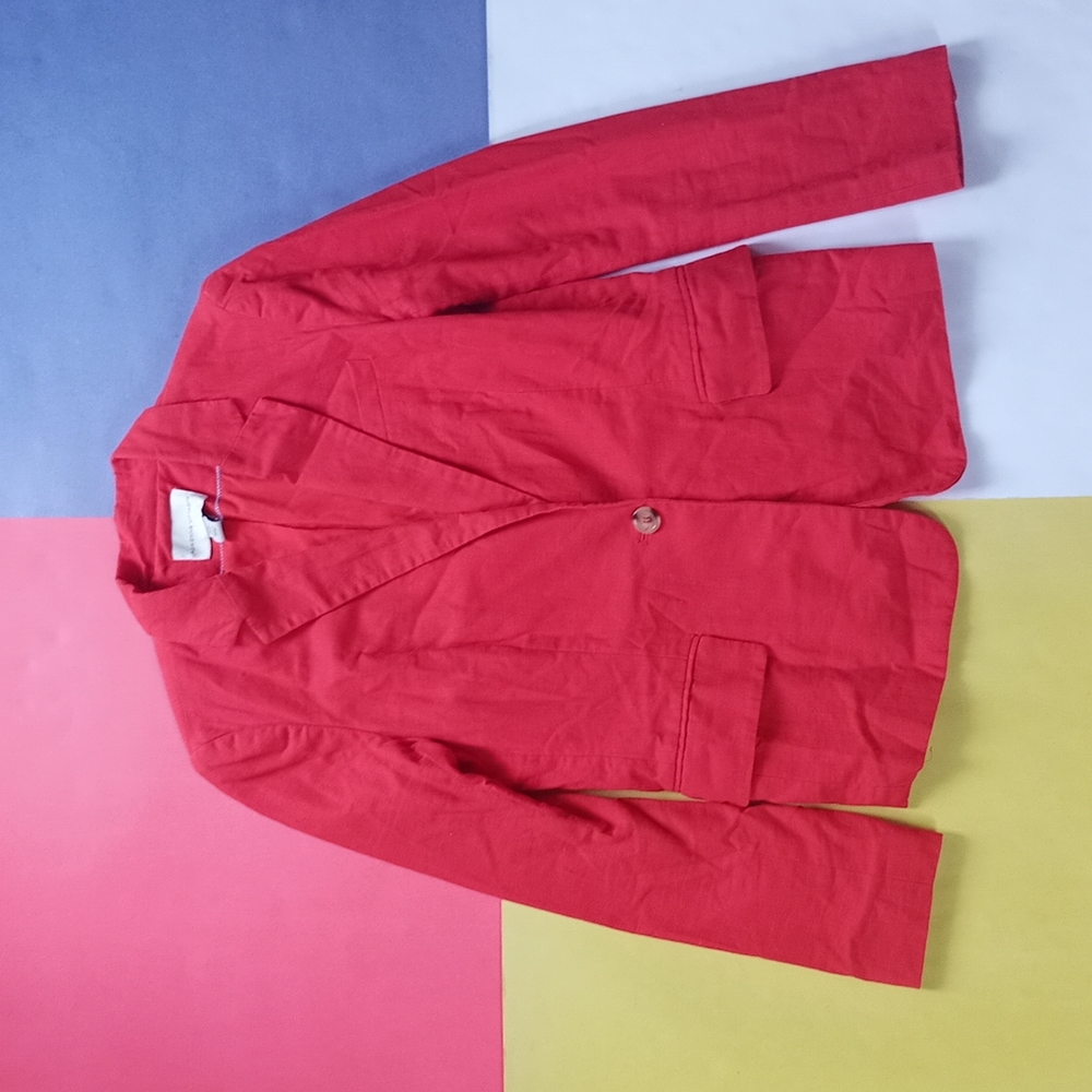 Modern Women’s Adrienne Vittadini Cherry Red Blazer